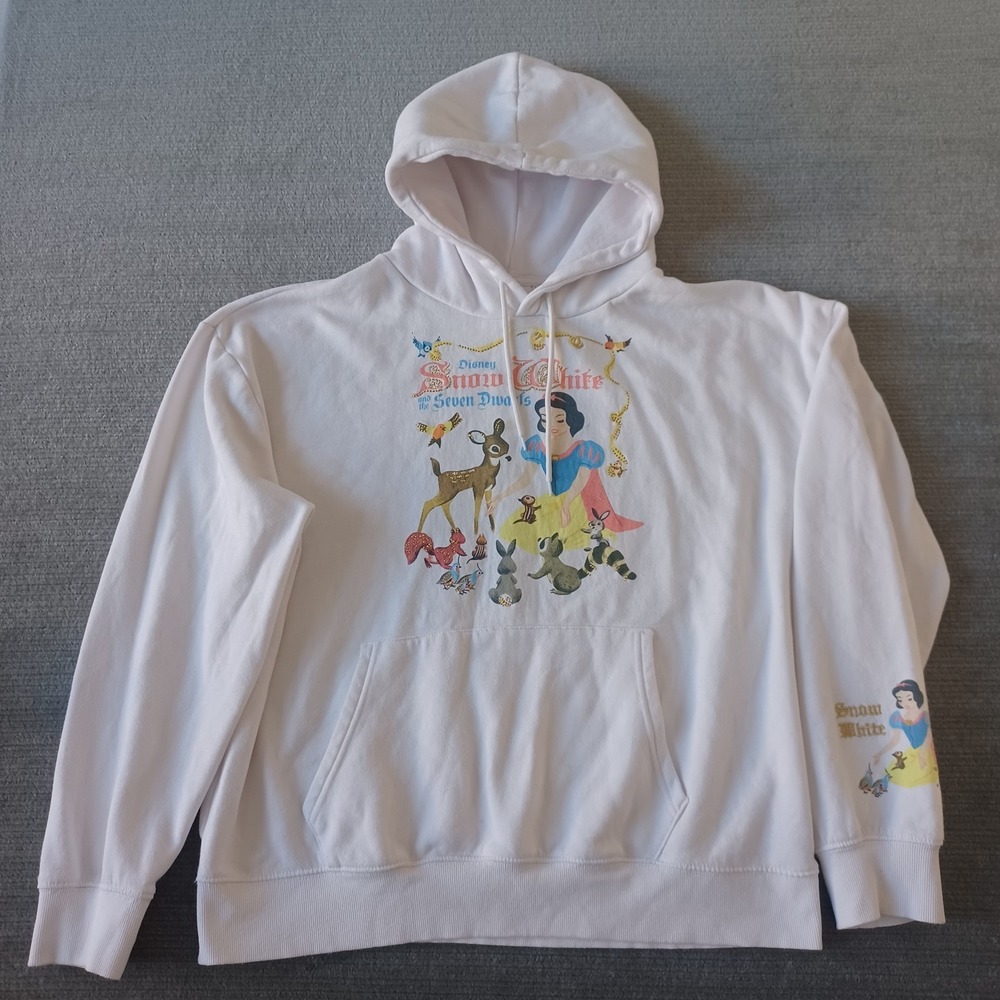 Disney Princess Hoodie Womens 2XL Snow White Embroidered Academia Sweater